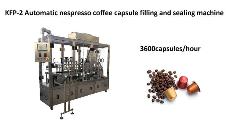 January 25, 2019, KFP-2 high speed coffee capsule filling and sealing machine